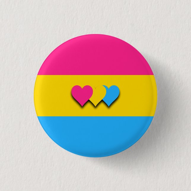Pansexualitetsflagga knapp (Framsida)