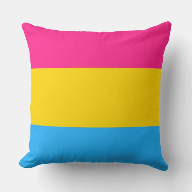 Pansexualitetskuddar vid flagga kudde (Framsida)