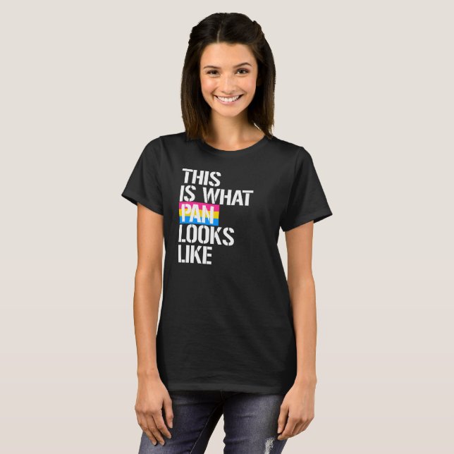 Pansexuality - denna är vad panorerar Looks gillar Tee (Hel framsida)
