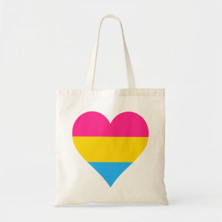 Pansexuality pride hearts Tote Bag Tygkasse