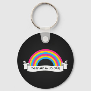 Pansexuality regnbågepride Keychain Nyckelring