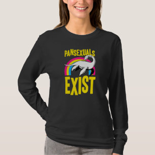 Pansexuals finns i Loch Ness Monster Nessie Pan Pr T Shirt