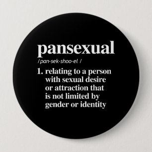 Pansexuell definition - definierade lgbtq-termer - knapp