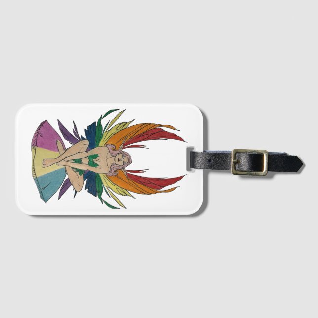Pansexuell Faerie Bagagebricka (Framsida horisontal)