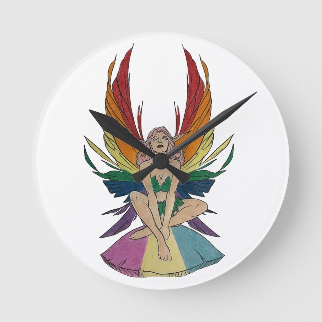 Pansexuell fe rund klocka (Framsida)