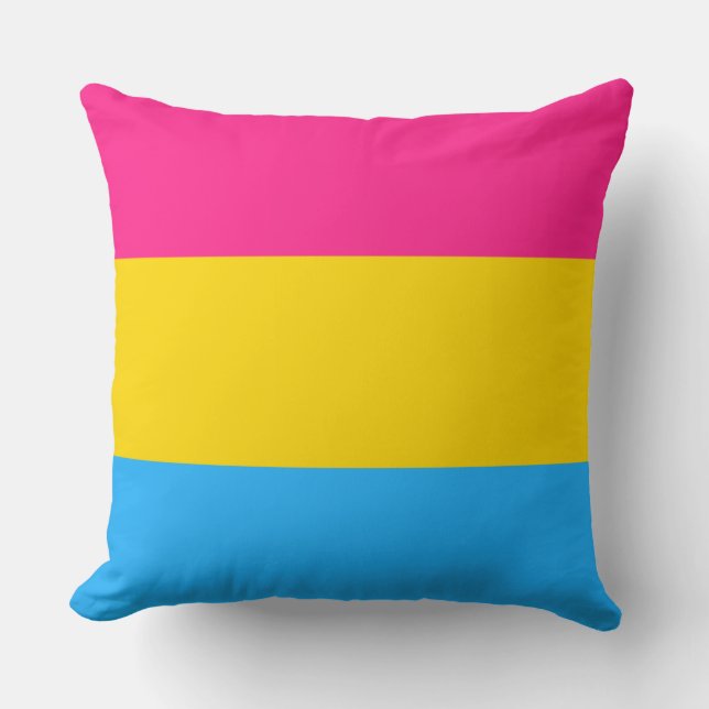 Pansexuell flagg kudde (Framsida)