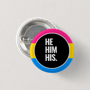 Pansexuell Pride Knapp
