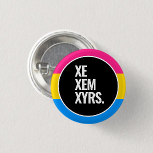 Pansexuell Pride Knapp