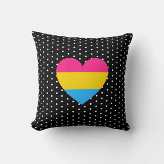 Pansexuell Pridehjärta Kudde