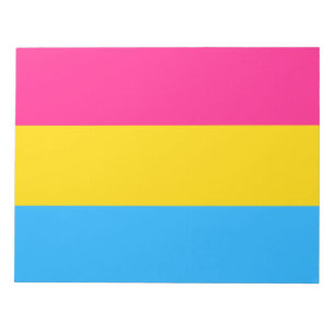 Pansexuell stolthet (Panflagga) Anteckningsblock