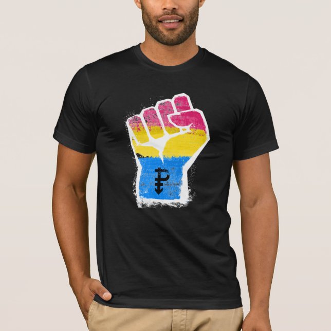 Pansexuell stolthet T-shirt (Framsida)
