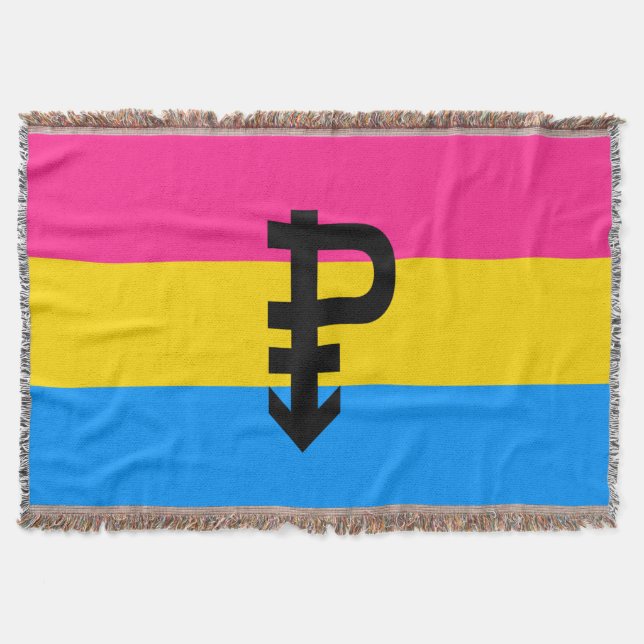 Pansexuell stolthetsflagga filt (Framsidan)