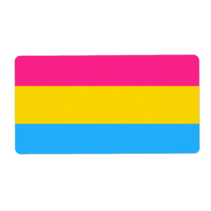Pansexuell stolthetsflagga LGBTQ Fraktsedel