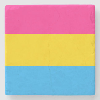 Pansexuell stolthetsflagga LGBTQ Stenunderlägg