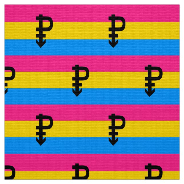 Pansexuell stolthetsflagga tyg (Provkarta)