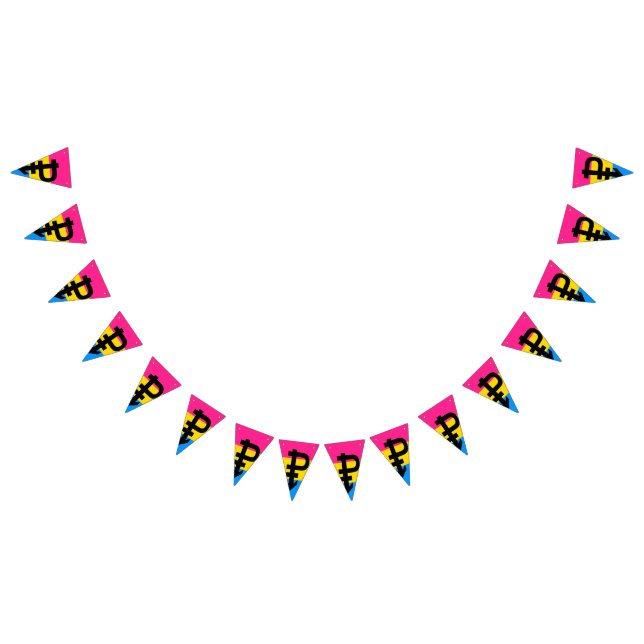 Pansexuell stolthetsflagga vimplar (Alla)