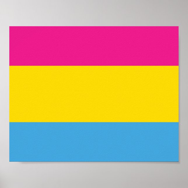 Pansexuella Flagga Poster (Framsidan)