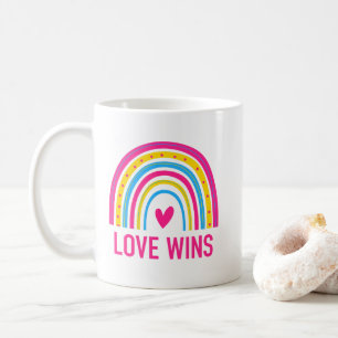 Pansexuella regnbågsälskande vinner kaffemugg