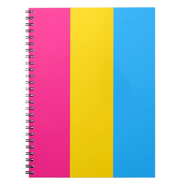 Pansexuellt Pride (Pan Flagga) Anteckningsbok (Framsidan)