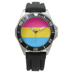Pansexuellt Pride (Pan Flagga) Armbandsur