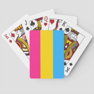 Pansexuellt Pride (Pan Flagga) Casinokort