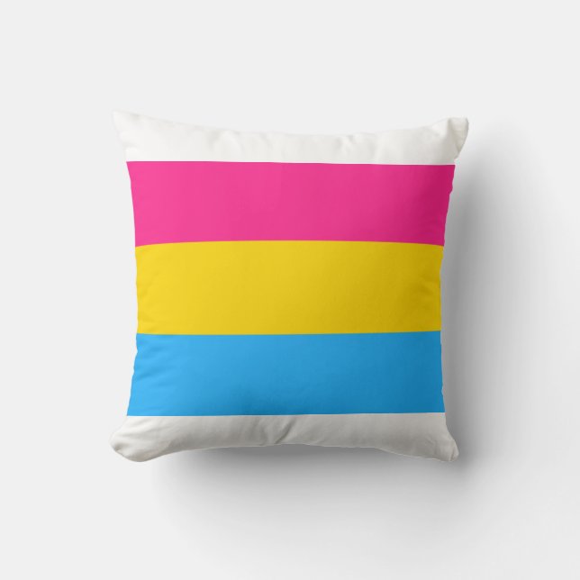 Pansexuellt Pride (Pan Flagga) Kudde (Framsida)