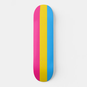 Pansexuellt Pride (Pan Flagga) Mini Skateboard Bräda 18,5 Cm