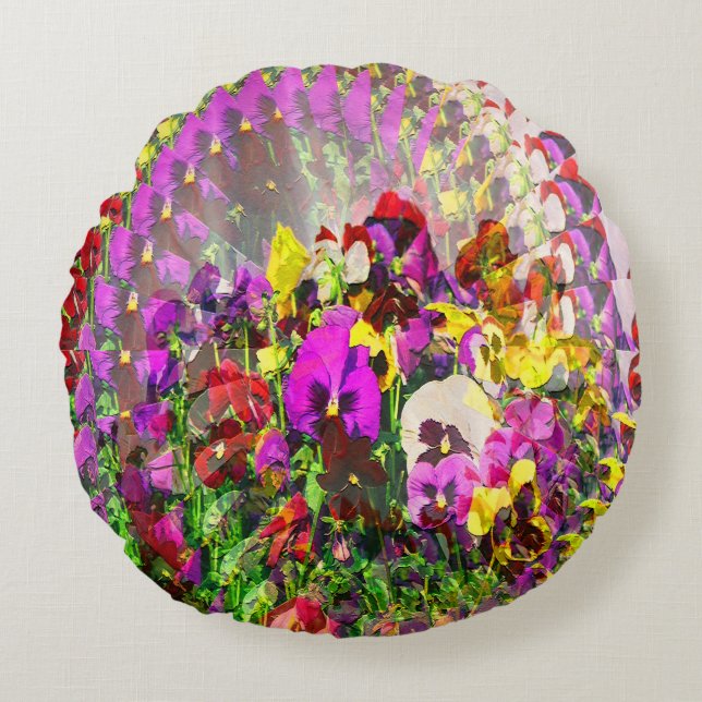 Pansiernas vind... rund kudde (Framsidan)