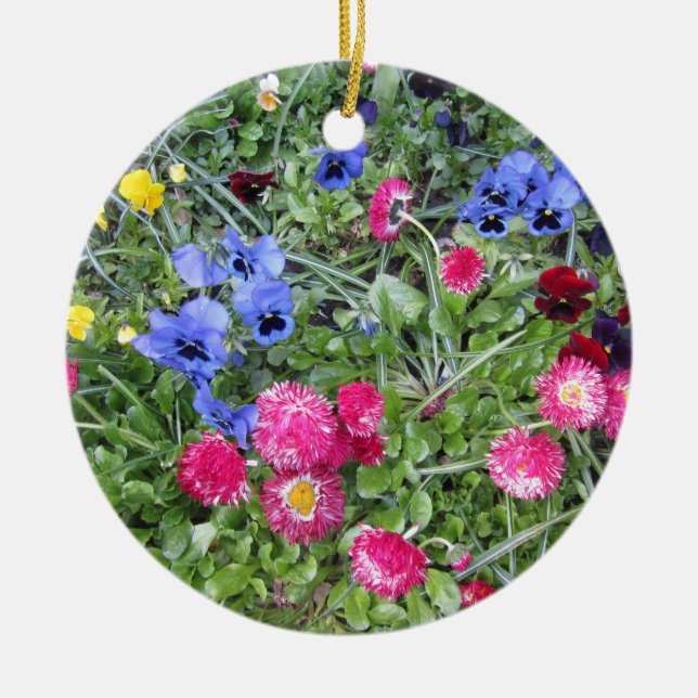 Pansies and Daisies Ornament (Framsidan)