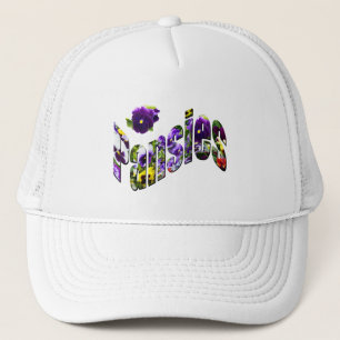 Pansies Bild Logotyp med Pansy Keps