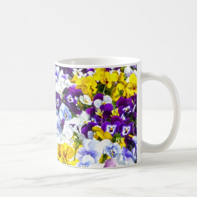 Pansies Coffee Mugg (Höger)