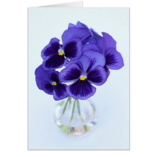 Pansies Hälsningskort