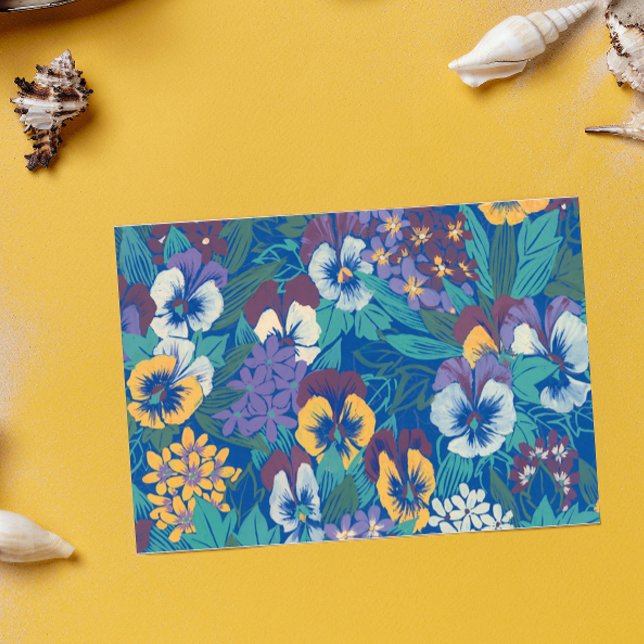 Pansies Hälsningskort (Skapare uppladdad)