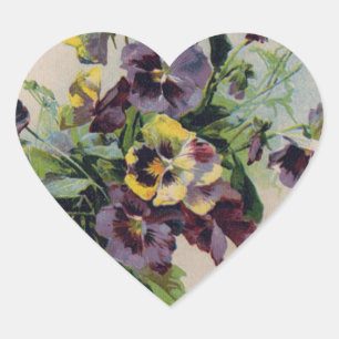 Pansies - klistermärke