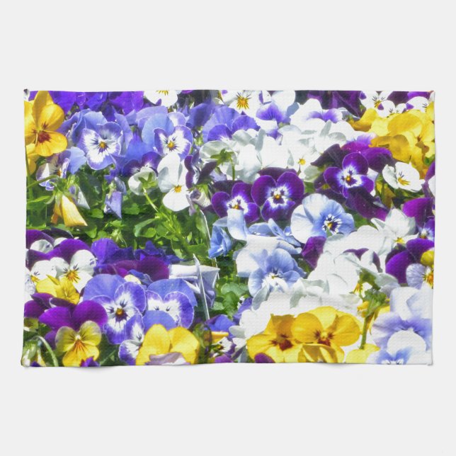 Pansies Kökshandduk (Horisontell)