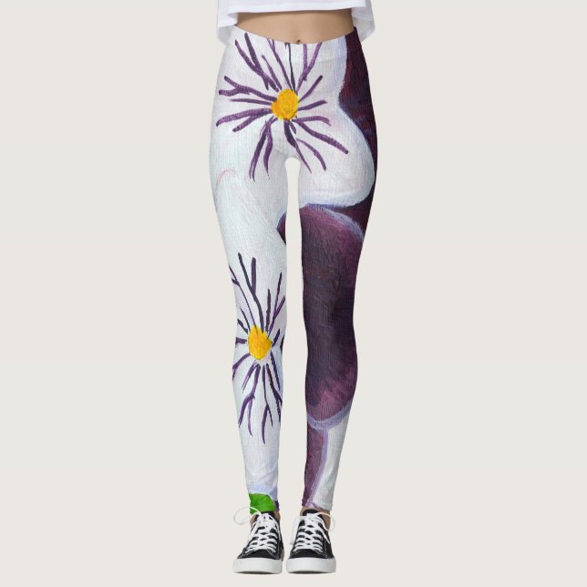 Pansies leggings (Framsida)