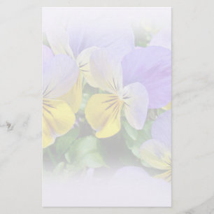 Pansies - Lila asnd Gult Brevpapper