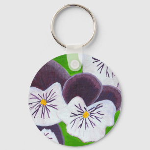 Pansies Nyckelring