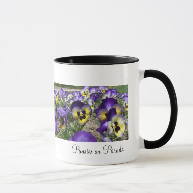 Pansies på parad mugg (Höger)