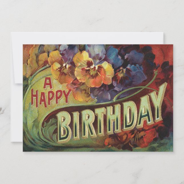 Pansies Pansy Rainbow Flowers Blommigt (Framsida)