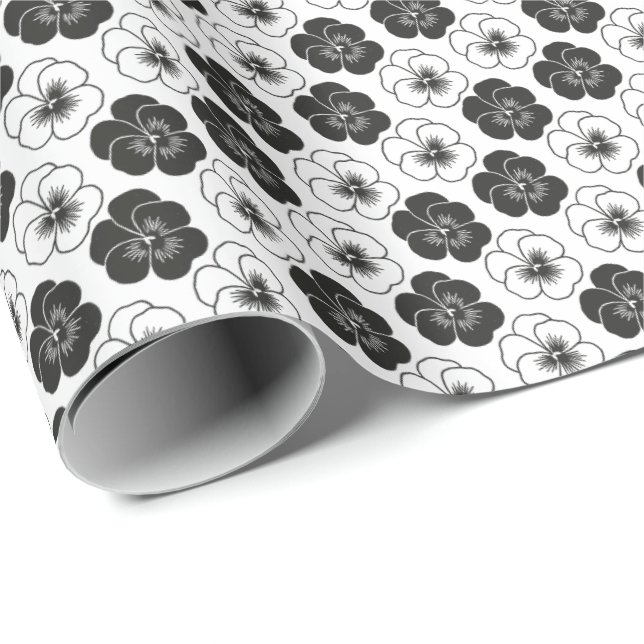 Pansies Presentpapper (Rullad Hörn)