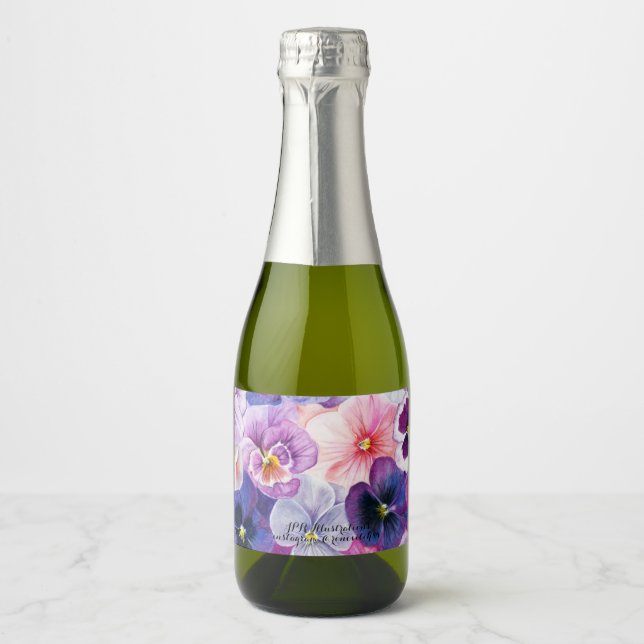 Pansies: spring, napkins, labels, candles, cards (Framsida)