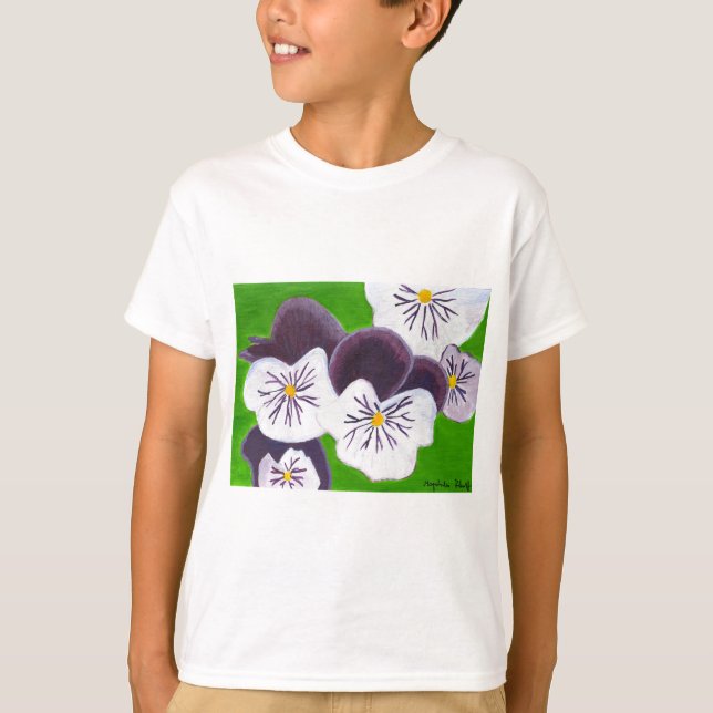 Pansies T-shirt (Framsida)
