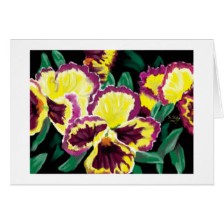 Pansieskort Hälsningskort