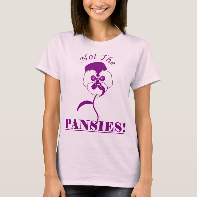 PansiesT-tröja (rosor) T-shirt (Framsida)