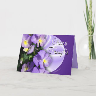 Pansy1023Card2-anpassa valfri tillfälle Kort