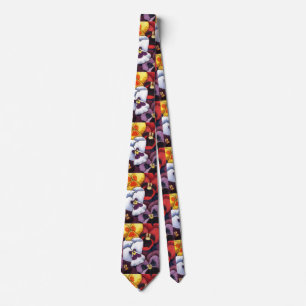 "Pansy 2" Blomsterträdgård Neck Tie Slips