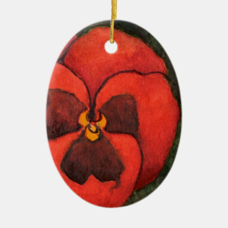 "Pansy 3"-Blommigt för ornament