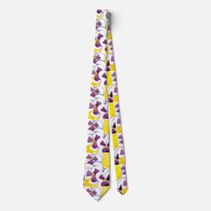 "Pansy 4" Blomsterträdgård Neck Tie Slips