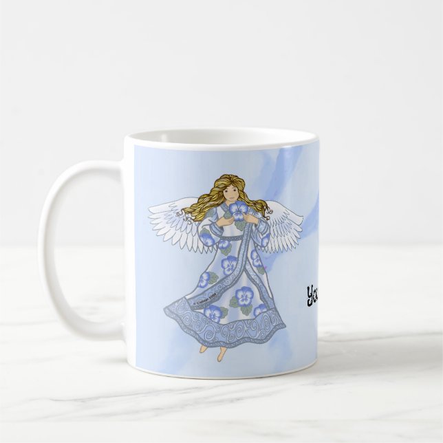 Pansy angel kaffemugg (Vänster)
